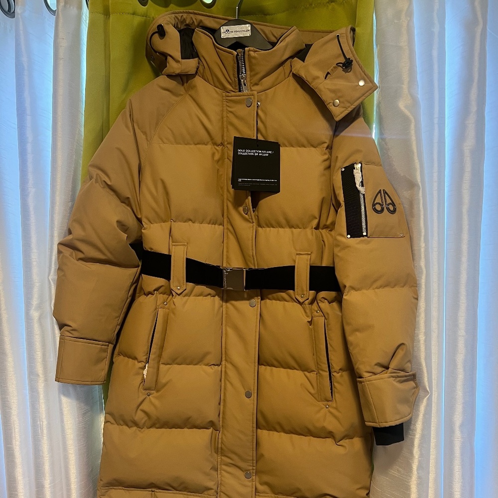Moose knuckles coat, Medium,  Iced Coffee
